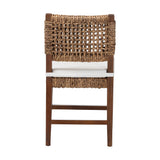 Seagrass and Mahogany Dining Chair – OROA, view 4