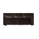 Knox Modern Farmhouse Sofa, Deep Brown Performance Velvet - OROA Online Furniture