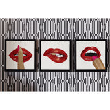 Red Lips Beaded Art | Jonathan Adler Bitten | Oroa.com