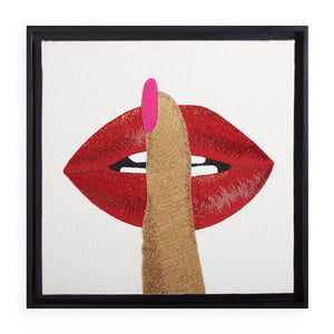 Lips Beaded Art | Jonathan Adler Hush | Oroa.com