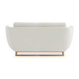 Brass Base Settee | Jonathan Adler Beaumont | Oroa.com