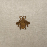Bee Linen Throw Pillow Cover 19 X 19