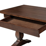 Whitmore Reclaimed Pine Writing Desk, Java Brown with Natural Grain - OROA Modern Furniture