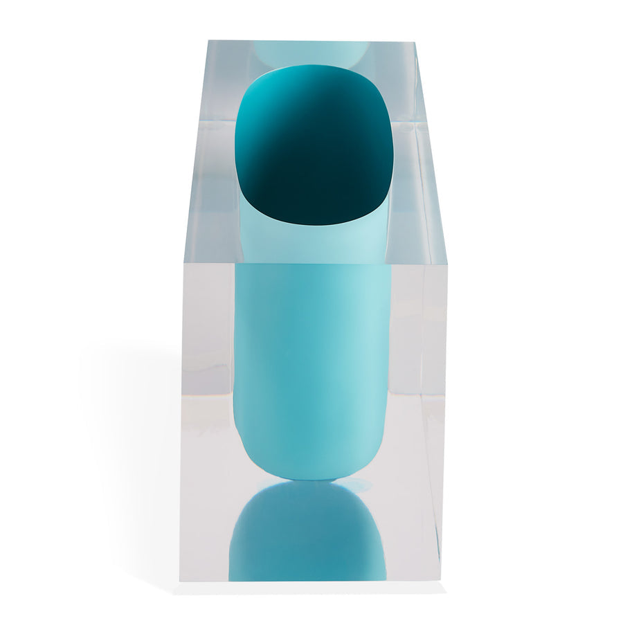 Acrylic Cube Vase | Jonathan Adler Bel Air Gorge | Oroa.com