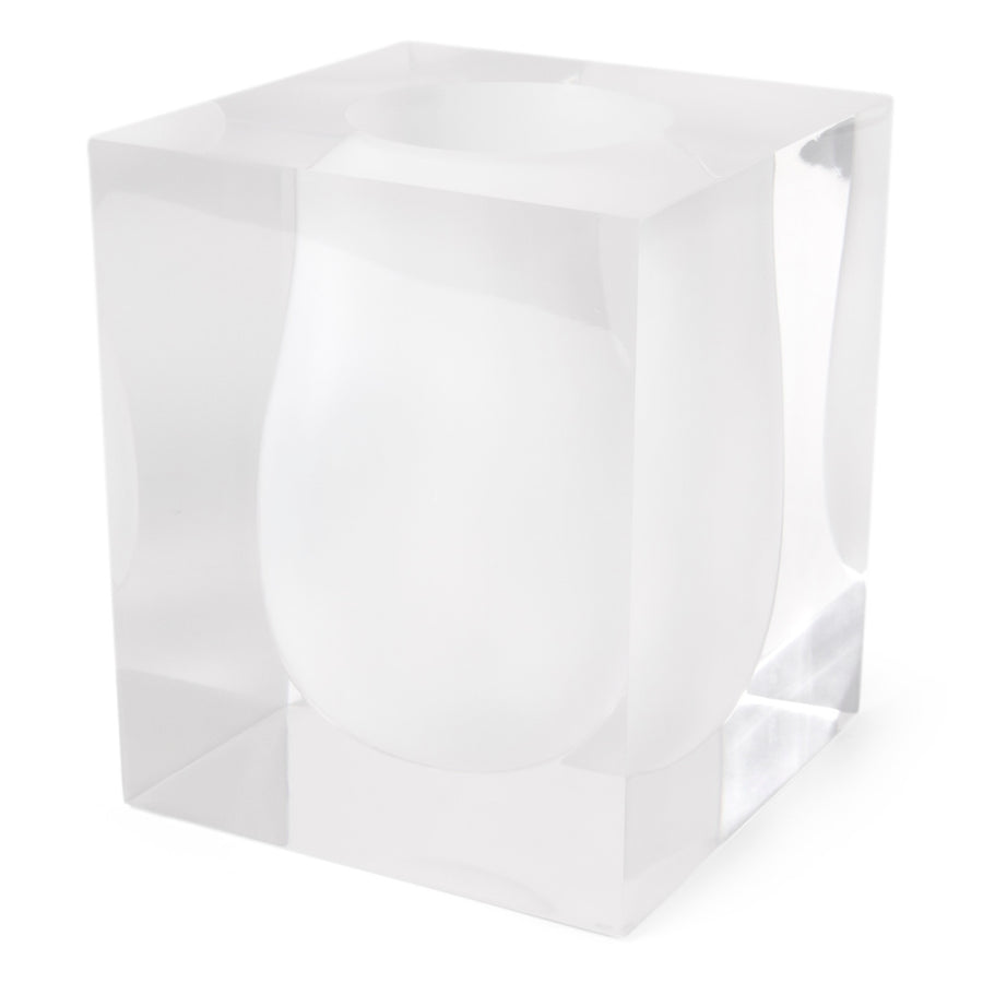 Acrylic Cube Scoop Vase | Jonathan Adler Bel Air | Oroa.com