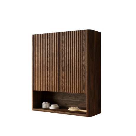 Wall-Mounted Striped Bathroom Cabinet - OROA