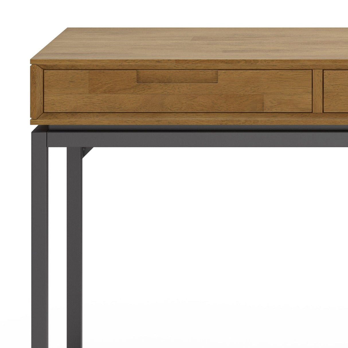 Handcrafted Solid Wood & Metal Desk - OROA