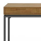 Handcrafted Solid Wood & Metal Desk - OROA