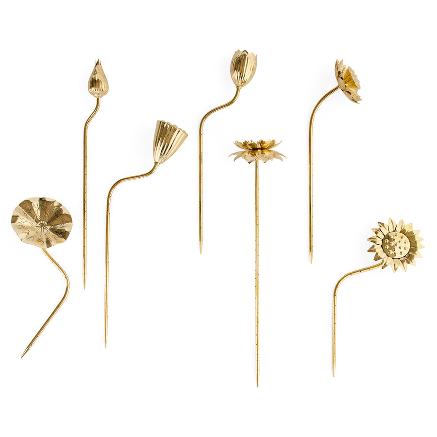 Engraved Brass Flower Bouquet | Jonathan Adler