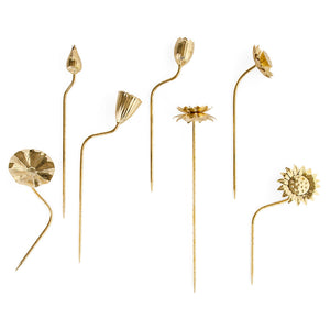 Engraved Brass Flower Bouquet | Jonathan Adler