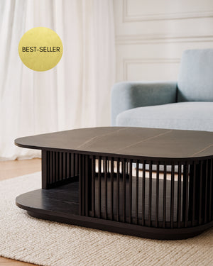 brown coffee table - square - www.oroa.com