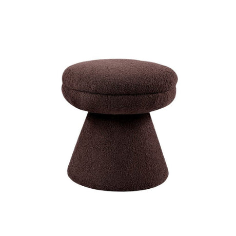 Brown Teddy Mushroom Accent Stool - Catchy - view 1
