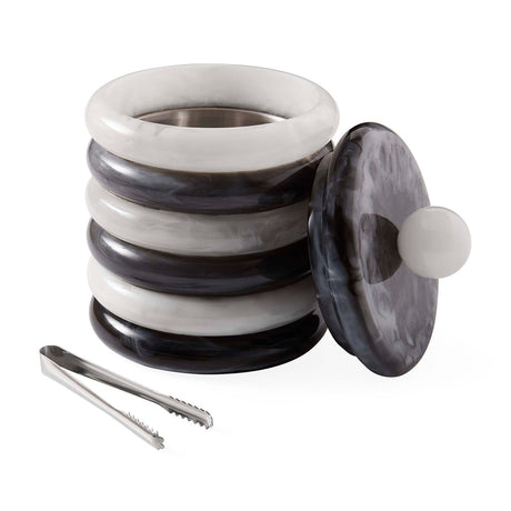 Black & White Ice Bucket | Jonathan Adler Mustique | Oroa.com