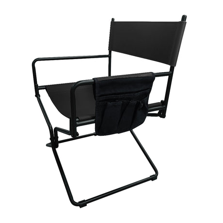 black leather chair