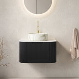 Floating Modern Bathroom Vanity & Sink - OROA