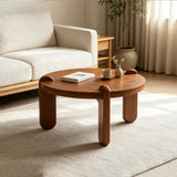 3-Leg Solid Wood Coffee Table | Maison Naturelle