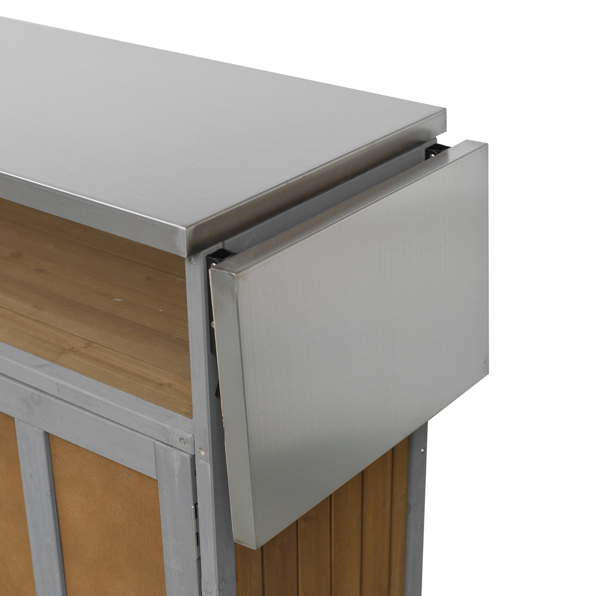 Foldable Outdoor Kitchen Island Cart - Cathy