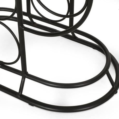Industrial Black Wine Rack - 13 bottles | OROA