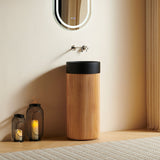 Cylindrical Bathroom Vanity Cabinet - OROA