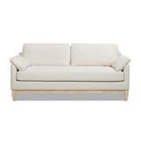 Pasadena Modern Farmhouse Sofa, Flax White Linen - OROA Modern Furniture