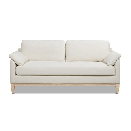 Pasadena Modern Farmhouse Sofa, Flax White Linen - OROA Modern Furniture