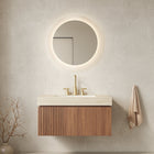 Roma Travertine Bathroom Vanity & Sink - OROA