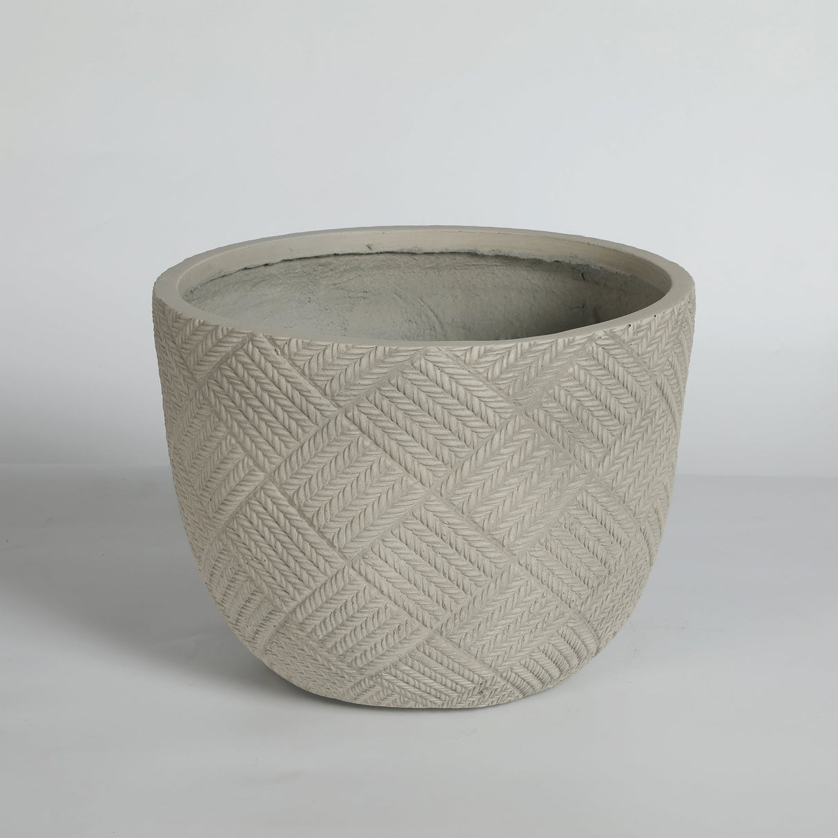 Round Concrete Planter (S/2)