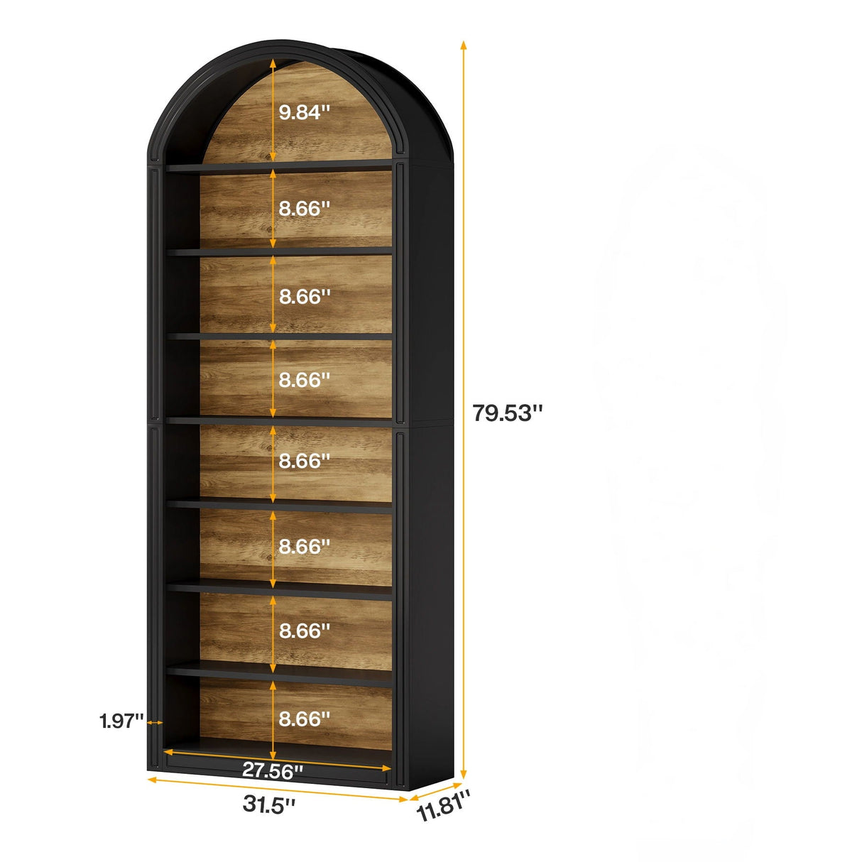 Modern 8-Tier Display Étagère | OROA