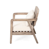Outdoor Acacia Wood Patio Club Chair - OROA