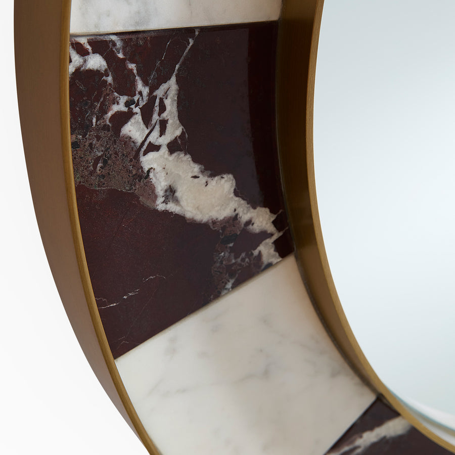 Marble & Stone Round Mirror | Jonathan Adler Canaan | Oroa.com