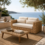 Capri Outdoor Patio Wicker Loveseat - OROA