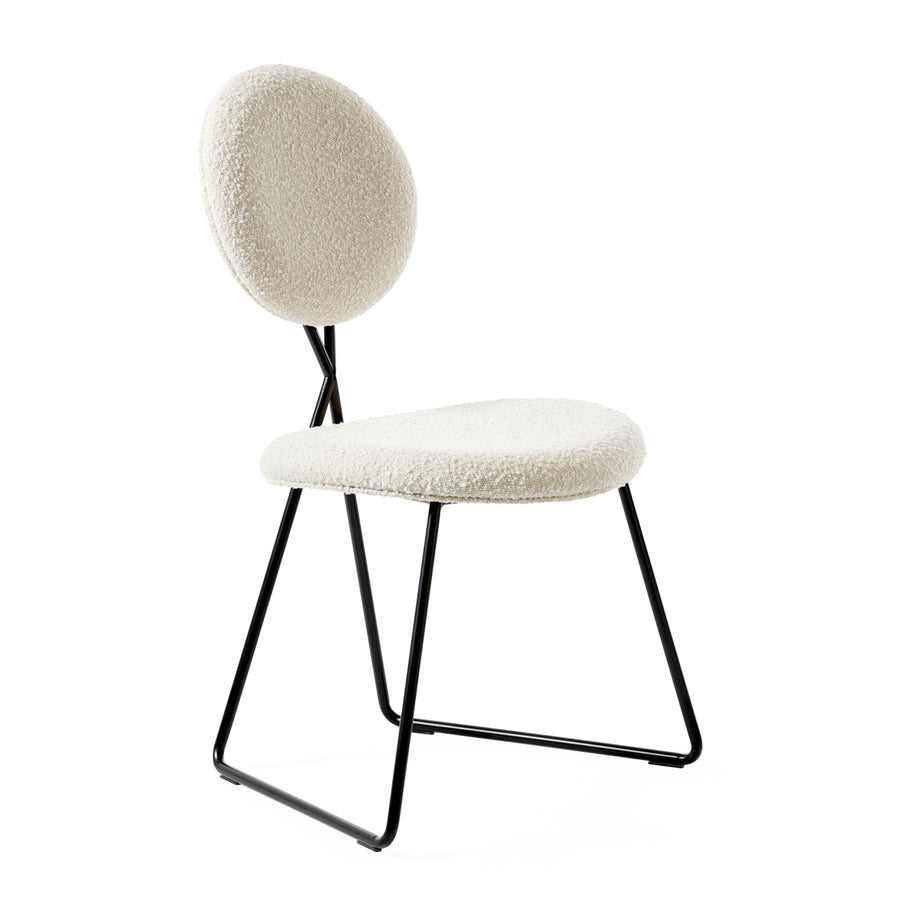 Crisscross Black Steel Dining Chair  | Jonathan Adler Caprice | Oroa.com