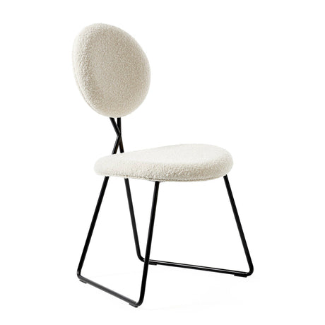 Crisscross Black Steel Dining Chair  | Jonathan Adler Caprice | Oroa.com