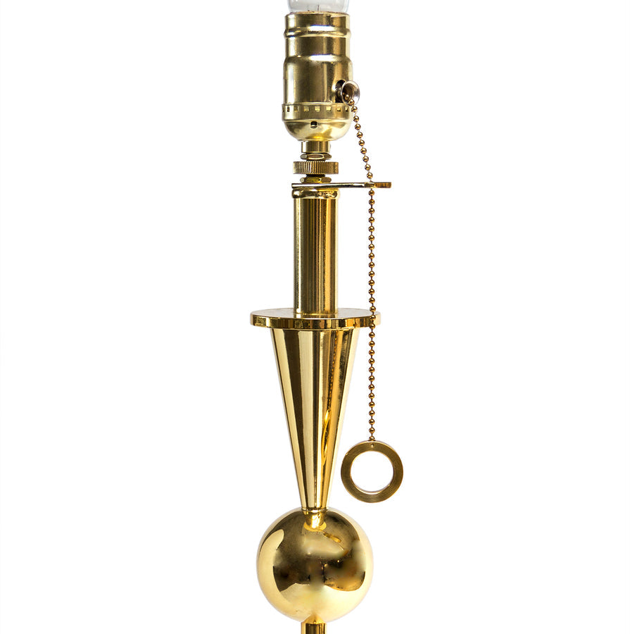 White Linen Shade Floor Lamp | Jonathan Adler Caracas | Oroa.com