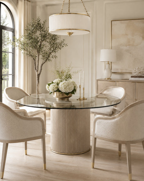 caracole rhythm dining table