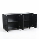 Black Woven Pattern Sideboard 59 Inch – OROA, view 5