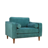 Green Curved Lounge Chair | Catchy