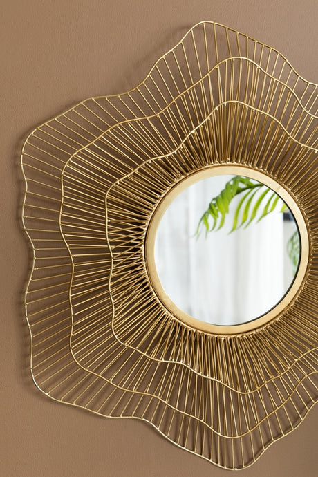 Metal Starburst Wall Mirror | OROA