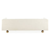 Brass Ball Feet Tufted Sofa | Jonathan Adler Claridge | Oroa.com