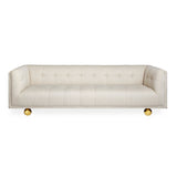 Tufted White Sofa | Jonathan Adler Claridge | Oroa.com