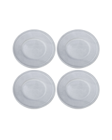 Cloud Oval Dessert Plate - Set of 4