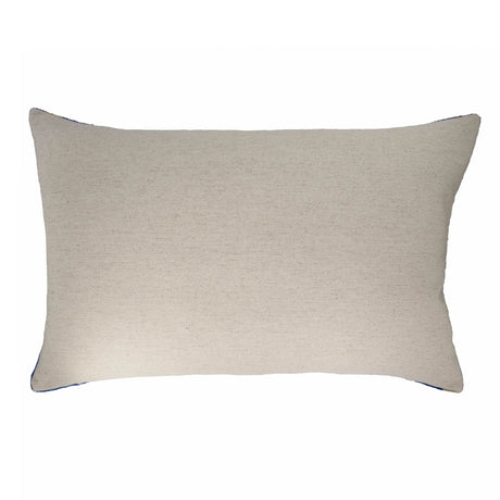 Coastal Silk Velvet Ikat Pillow Cover 16 X 24