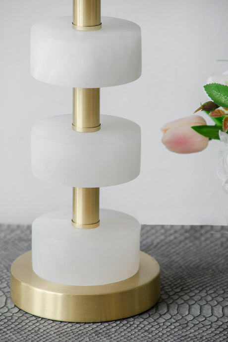 Marble Table Lamp Vintage Charm | OROA