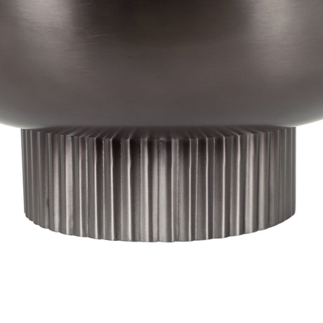 Rooks Ribbed Metal Bowl