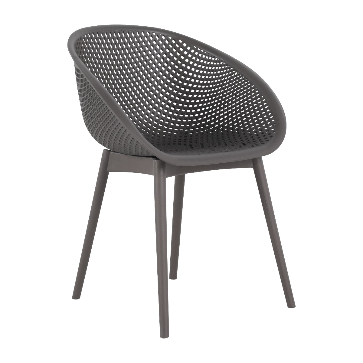 Gray Woven Indoor-Outdoor Chair Set of 2 | Catchy