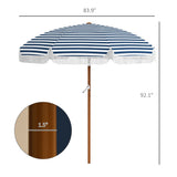 Outdoor Patio Umbrella with Tilt and Vent