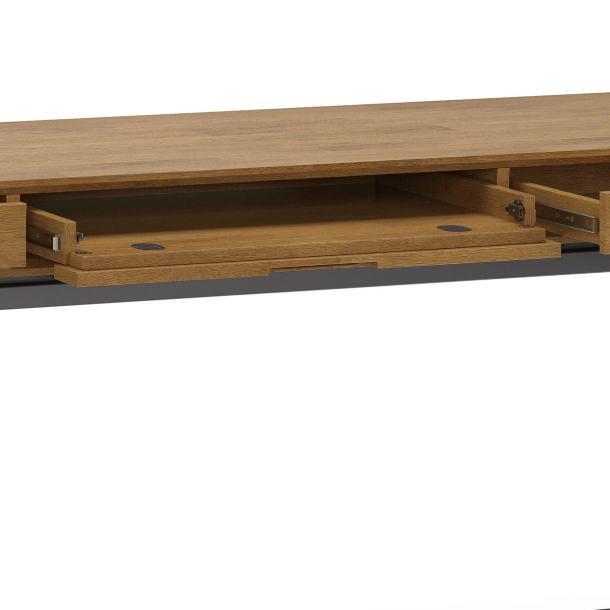 Handcrafted Solid Wood & Metal Desk - OROA