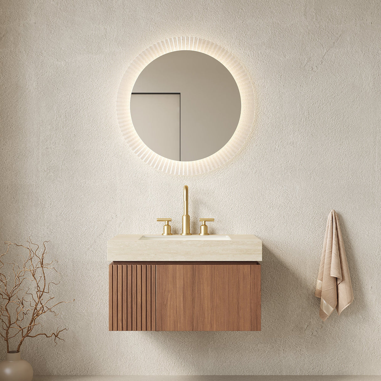 Modern Bathroom Vanity & Sink - OROA