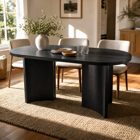 black oval dining table - oroa.com