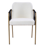 Modern Glam Upholstered Dining Chairs (S/2) - OROA